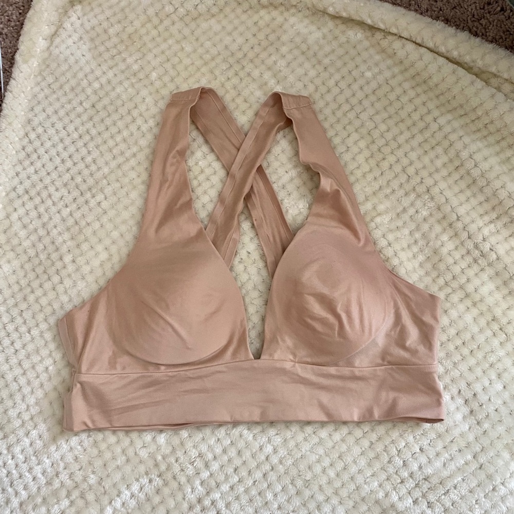 Aerie Chill Bralette in nude